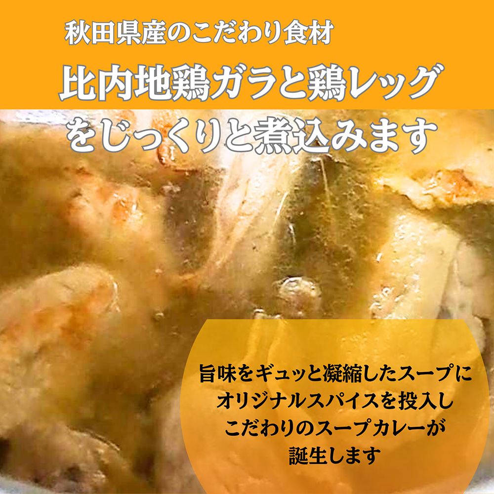 鶏レッグスープカレーレンジパウチ1食分