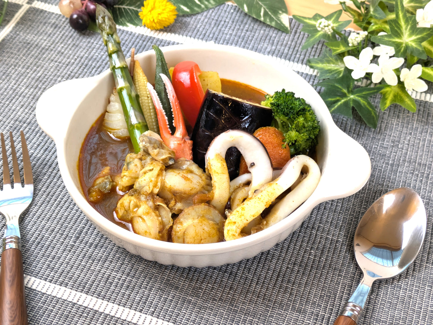 海の幸4種の旨味シーフードスープカレー2食セット