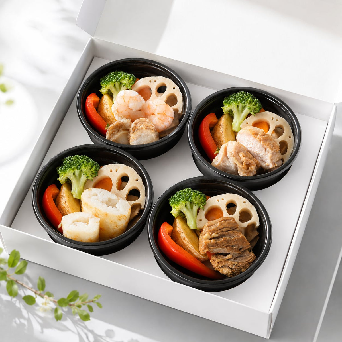 FIRST GANESH 180g 冷凍ミニスープカレー4種セット