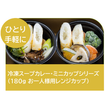 ひとり手軽に本格ランチ！選べる「冷凍スープカレー・ミニカップ」（180g お一人様用レンジカップ）4個セットにカスタマイズOK（180g×4カップ）