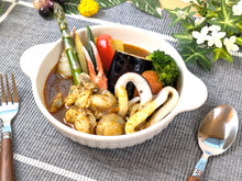 レンジで簡単！海の幸4種の旨味！スープカレーガネーシャ特製 比内地鶏仕込み シーフードスープカレー