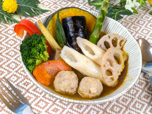 【テイクアウト】きりたんぽと12種野菜のスープカレー